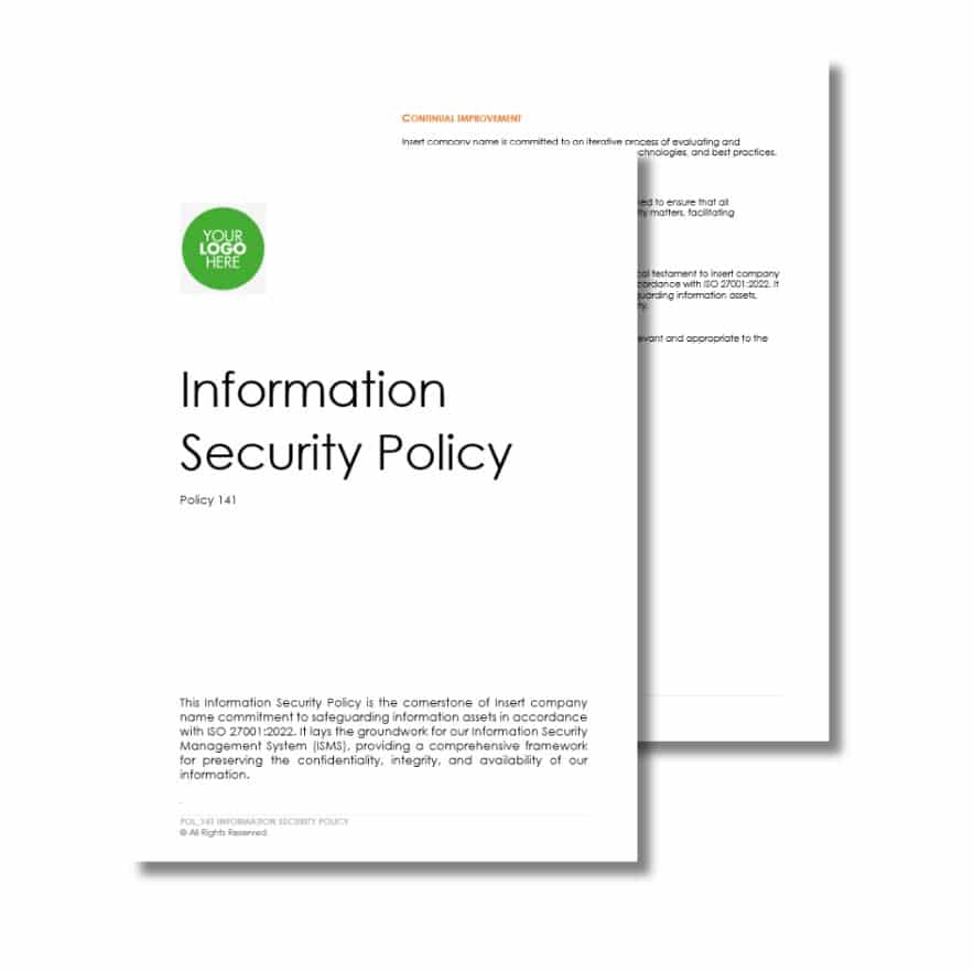 Information Security Policy 141