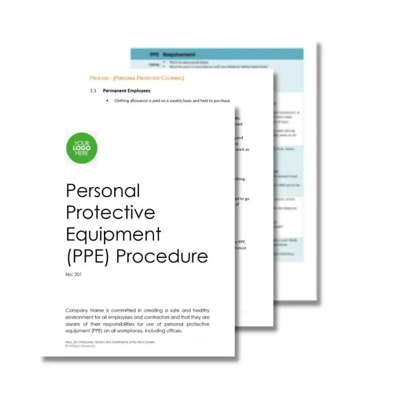 Personal Protective Equipment (PPE) Procedure 201 document preview