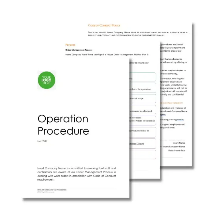 Operation Procedure 220 document preview