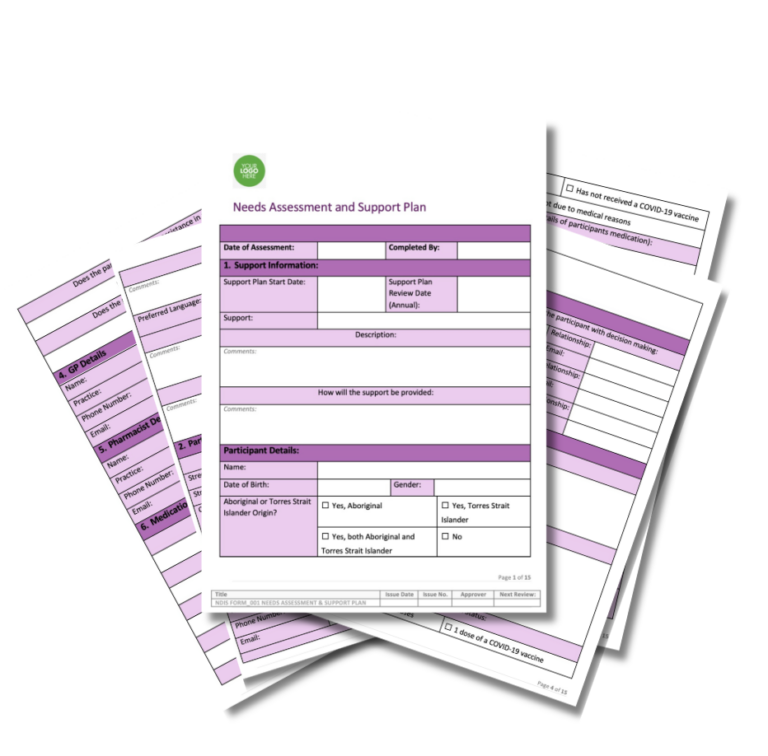 Needs Assessment and Support Plan