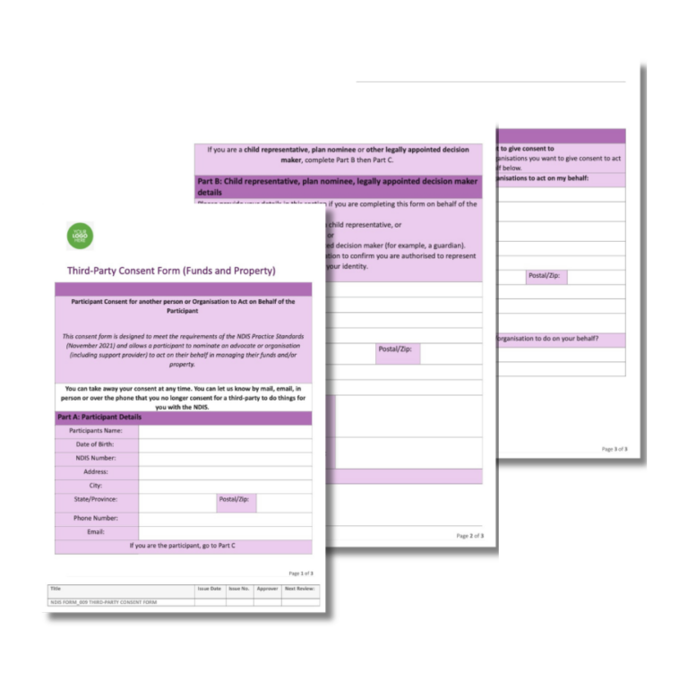 Third Party Consent Form