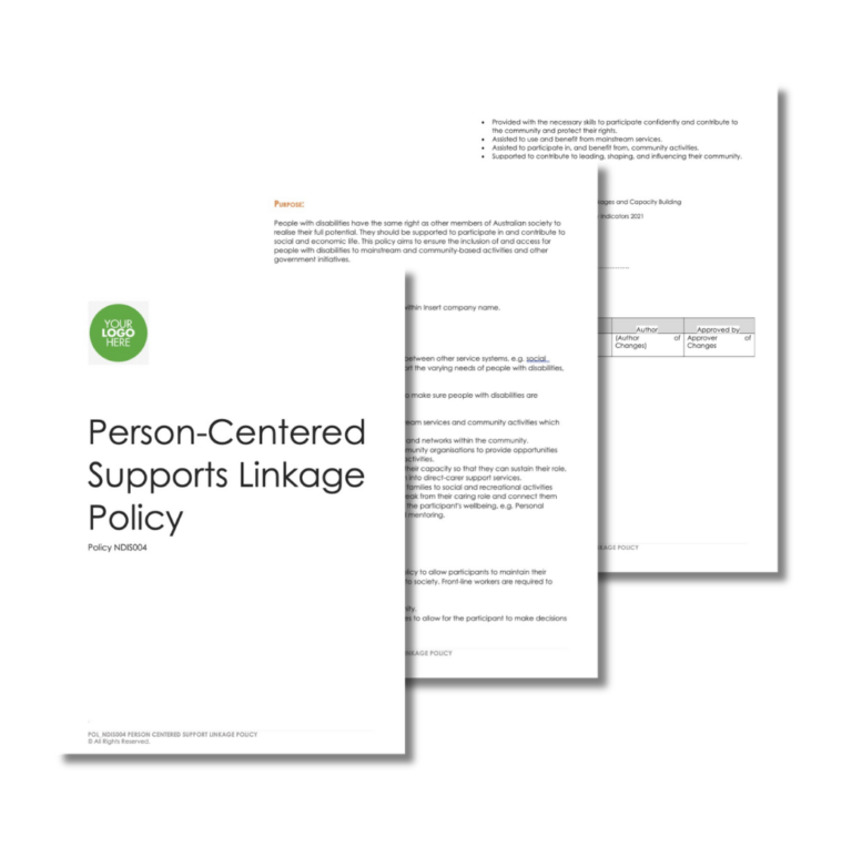 Person Centered Support Policy