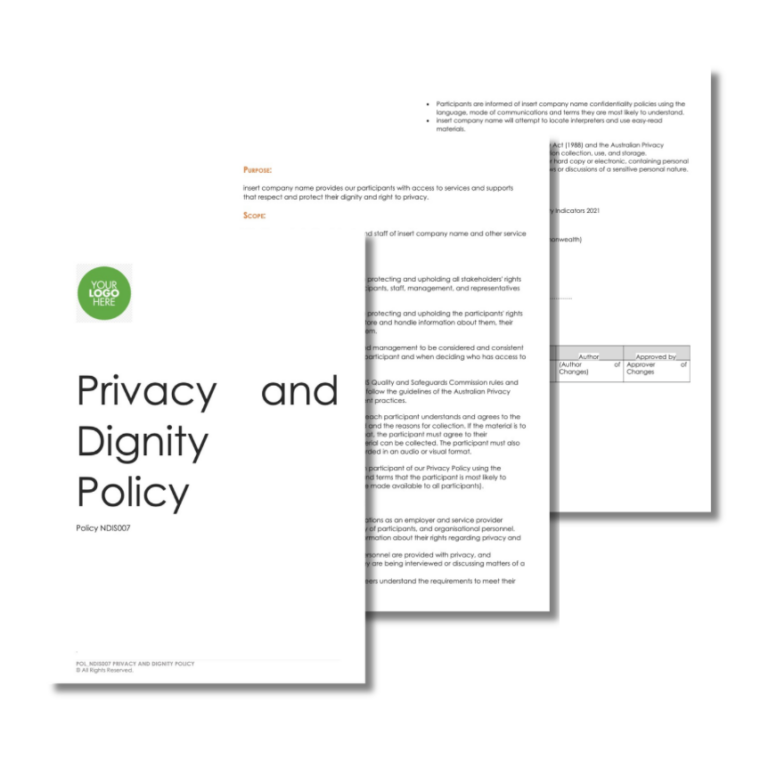Privacy and Dignity Policy