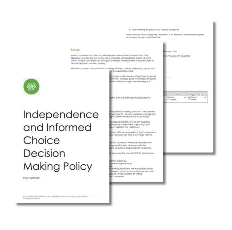 Independence and Informed Choice Policy