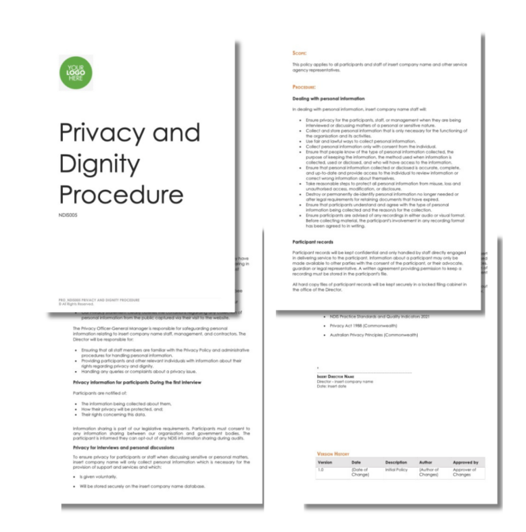Privacy and Dignity Procedure